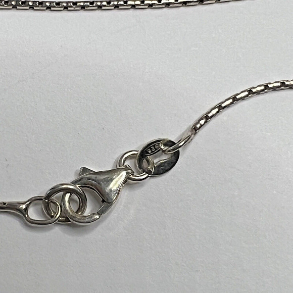 Sterling Silver 925 Bili Peace Love Dream Turquoise Charm With 16" Necklace - Picture 5 of 7